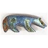Image 1 : Zuni Carved Rainbow Calsilica Bushy Tail Fetish