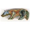 Image 2 : Zuni Carved Rainbow Calsilica Bushy Tail Fetish