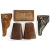 Image 2 : Vintage Tooled Leather Items