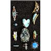 Image 2 : Collection of Native American Navajo & Zuni Rings
