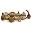 Image 1 : Collection of Carved Peruvian Gourds