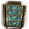 Image 2 : Navajo Sterling Chip Inlay Turquoise Watch Band