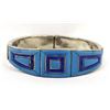 Image 1 : Sterling Turquoise and Lapis Bracelet