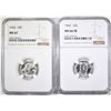 Image 1 : 2-1942 MERCURY DIMES 1-NGC MS-66-FB & 1-MS-67