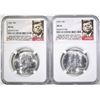 Image 1 : 2-1964 KENNEDY HALF DOLLARS, NGC MS-65