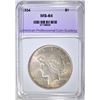 Image 1 : 1934 PEACE DOLLAR, APCG CH/GEM BU