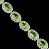 Image 2 : NATURAL AAA GREEN PERIDOT 58 Cts  Bracelet