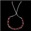 Image 2 : Genuine Top Blood Red Ruby Bracelet