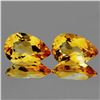 Image 1 : Natural GOLDEN YELLOW CITRINE Pair 12x8 MM