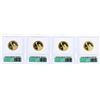 Image 2 : Lot of (4) 2007-S $1 Presidential Dollar Coins ICG PR70DCAM