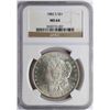 Image 1 : 1882-S $1 Morgan Silver Dollar Coin NGC MS64