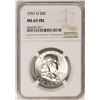 Image 1 : 1957-D Franklin Half Dollar Coin NGC MS65FBL