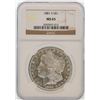 Image 1 : 1881-S $1 Morgan Silver Dollar Coin NGC MS65 Amazing Toning