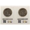 Image 2 : Lot of (2) 1976-D Type 3 Eisenhower Dollar Coins PCGS MS65 Type 2