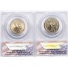 Image 2 : Lot of (2) 2008 Presidential Oath Dollar Coins ANACS MS65