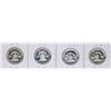 Image 2 : Lot of (4) 1963 Proof Franklin Half Dollar Coins