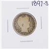 Image 1 : 1897-S Barber Quarter Coin