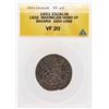 1651 Liege Maximilian Henri Of Bavaria Escalin Coin ANACS VF20