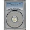 Image 1 : 1851-O Three Cent Coin PCGS AU58