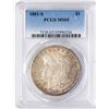 Image 1 : 1881-S $1 Morgan Silver Dollar Coin PCGS MS65