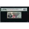 Image 1 : 50 Cent Fourth Issue Fractional Note PMG 65EPQ