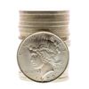 Image 1 : Roll of (20) Brilliant Uncirculated 1923 $1 Peace Silver Dollar Coins