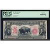 Image 1 : 1901 $10 Bison Legal Tender Note PCGS 66PPQ