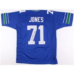 Walter Jones Signed Seahawks Jersey Inscribed "HOF '14" (JSA COA)