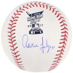 Aaron Judge Signed 2017 Home Run Derby Baseball (Fanatics Hologram)