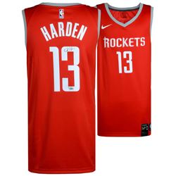 James Harden Signed Rockets Nike Jersey (Fanatics Hologram)