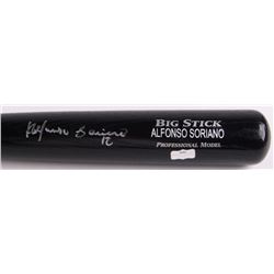 Alfonso Soriano Signed Rawlings Big Stick Adirondack Pro Custom Engraved Baseball Bat (Radtke Hologr