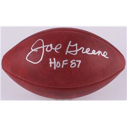 Joe Greene Signed Official Super Bowl X Game Ball Inscribed "HOF 87" (Radtke COA)