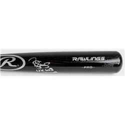 Darryl Strawberry Signed Rawlings Pro Baseball Bat Inscribed "4X WS Champs" (JSA COA)