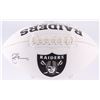 Image 1 : Michael Crabtree Signed Raiders Logo Football Inscribed (JSA COA)