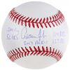 Image 1 : Aaron Judge Signed Limited Edition OML Baseball with (5) Stat Inscriptions (Fanatics Hologram  MLB H