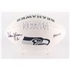 Image 1 : Warren Moon Signed Seahawks Logo Football Inscribed "HOF 06" (Radtke Hologram)