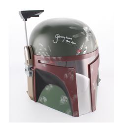 Jeremy Bulloch Signed Star Wars "Boba Fett" Full-Size Deluxe Edition Star Wars Helmet Inscribed "Bob
