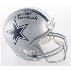 Tony Dorsett Signed Cowboys Full-Size Helmet Inscribed "SB XII Champs" (Radtke COA)