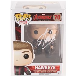 Stan Lee Signed "Hawkeye" #70 Avengers: Age of Ultron Marvel Funko Pop Bobble-Head Vinyl Figure (Rad