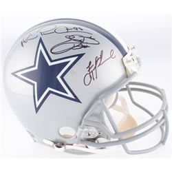 Troy Aikman, Emmitt Smith  Michael Irvin "The Triplets" Signed Cowboys Authentic On-Field Full-Size 