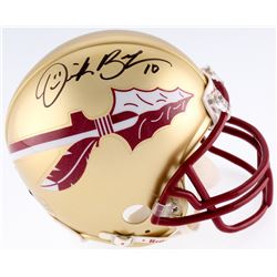 Derrick Brooks Signed Florida Sate Seminoles Mini-Helmet (JSA COA  Brooks Hologram)