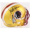 Image 1 : Alex Smith Signed Redskins Blaze Mini Helmet (Radtke COA)