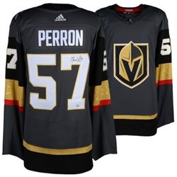 David Perron Signed Golden Knights Adidas Jersey (Fanatics Hologram)