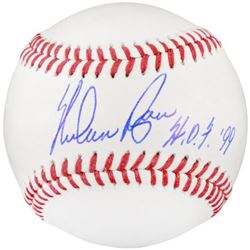 Nolan Ryan Signed OML Baseball Inscribed "H.O.F. '99" (Fanatics Hologram)