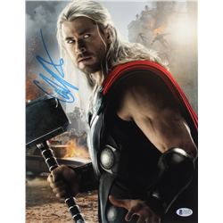 Chris Hemsworth Signed "Thor" 11x14 Photo (Beckett COA)