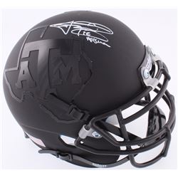 Johnny Manziel Signed Texas AM Matte Black Mini-Helmet (JSA COA)