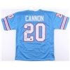 Image 1 : Billy Cannon Signed Jersey Inscribed "The 'Origninal Oilers"  "Houston First Ever Draft Pick" (Radtk
