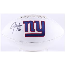 Lawrence Taylor Signed Giants Logo Football (Radtke COA)