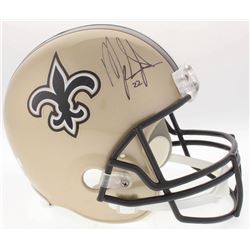 Mark Ingram Signed Saints Full-Size Helmet (Radtke COA  Ingram Hologram)