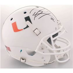 Ray Lewis Signed Miami Hurricanes Full-Size On-Field Helmet (Radtke COA  Lewis Hologram)